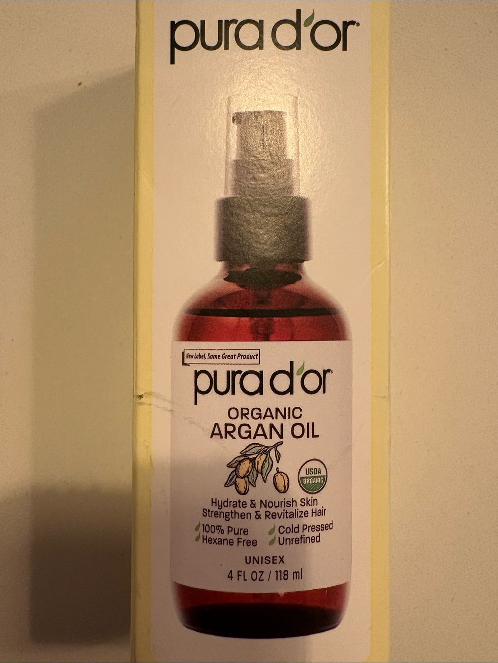 Organic Argan Oil Moisturizer - Amber